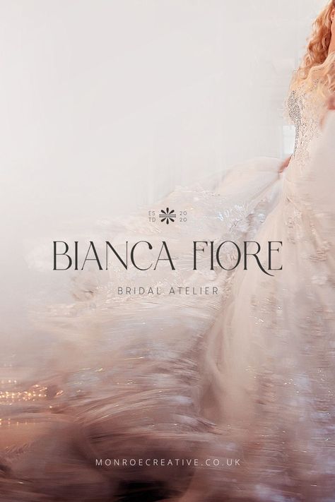 Chic & Sophisticated:  Bridal Branding | Monroe Creative graphicdesignerslife #logodesignideas #graphicdesigningbusiness👌 Bridal Branding, Logo Design Women, Bridal Logo, Clothing Templates, Boutique Logo Design, Bridal Atelier, Vintage Badge, Creative Logo Design, Line Branding