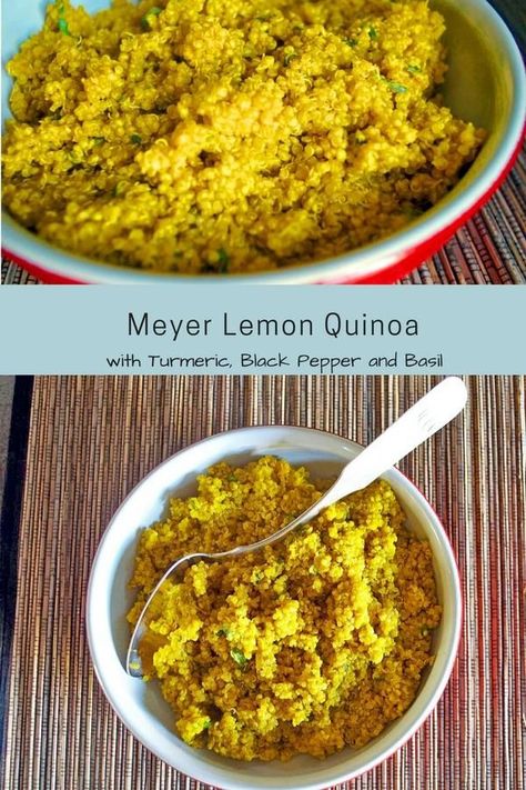 Turmeric Quinoa Recipe, Lemon Quinoa, Aphrodisiac Foods, Turmeric Black Pepper, Eat Something, Turmeric Health Benefits, Vegetarian Side Dishes, Brown Spots Removal, Turmeric Benefits