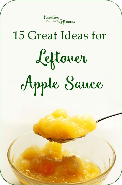 Apple Sauce Snack Ideas, How To Use Apple Sauce, Desserts With Apple Sauce, Apple Sauce In Recipes, Leftover Applesauce Recipes, Apple Sauce Uses, What To Do With Apple Sauce, What To Do With Applesauce, Recipes Using Apple Sauce