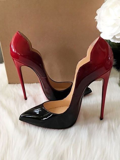 Sexy Solid Stiletto Pumps Extreme High Heels, Lady Shoes, Pointed Toe Shoes, Shoes Pumps, Heels Pumps, Toe Shoes, Black Patent Leather, Shoes For Women, Pumps Heels