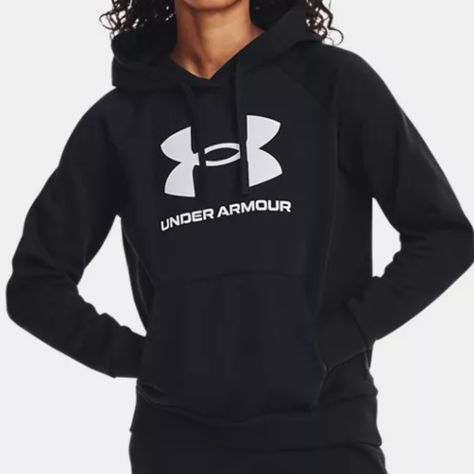 Under Armour Logo Hoodie, Womens Medium, Black, Nwt Under Armour Logo, Under Armour Hoodie, Hem Style, Womens Fleece, Under Armour Women, Under Armour Men, Pant Shirt, Under Armor, Fleece Hoodie