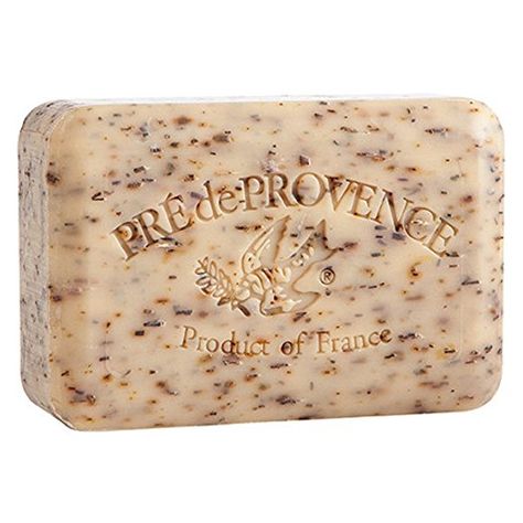 Pre de Provence Artisanal French Soap Bar Enriched with Shea Butter, Quad-Milled For A Smooth & Rich Lather (250 grams) - Herbs of Provence Herbs Of Provence, French Milled Soap, French Soap, Butter Extract, Apricot Seeds, Little Red Hen, Exfoliating Soap, Soap Maker, Green Clay