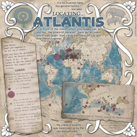 Locating... Atlantis | Created for inclusion into the non-pr… | Flickr Atlantis Theme, The Lost City Of Atlantis, Fantasy Cartography, Colored Books, City Of Atlantis, Lost City Of Atlantis, Bible Questions, Atlantis The Lost Empire, Can't Help Falling In Love