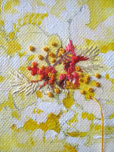 Embroidered Painting, Art Knitting, Embroidered Photo, Abstract Embroidery, Contemporary Embroidery, Textiles Techniques, Embroidery Hand, Embroidered Art, Diy Crafts To Do