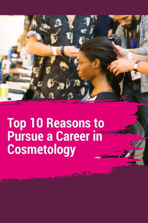 What did we miss?! We (obviously) think cosmetology is the best career in the world, and could easily have got up to 100 reasons... Cosmetology School Outfits, Cosmetology Outfits, Future Cosmetologist, Hairstylist Career, Cosmetology Career, Career Lessons, Beauty Careers, Best Hairdresser, Best Career