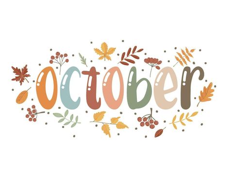 October Aesthetic Month, Fall Background Laptop, October Lettering, October Clipart, Macbook Backgrounds, Fall App Icons, Creative Photography Logo, Ipad Widgets, Calendar Quotes