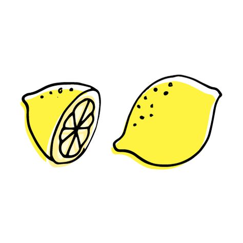 Lemon Tattoo, Diy Tattoo Ideas, Lemon Drawing, Lemon Banana, Spring Drink, Cuadros Diy, Tattoo Diy, Abstract Painting Diy, Small Doodle