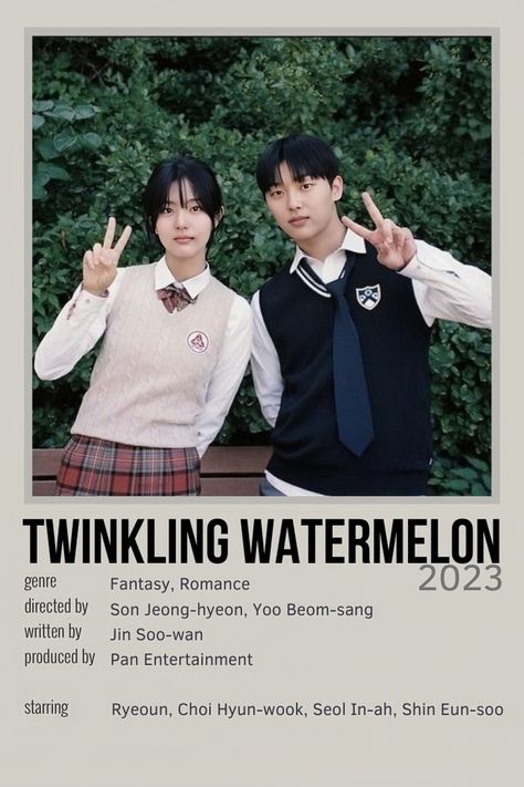 K Drama To Watch List, Watermelon Poster, Kdrama 2023, Movie Hacks, Movies To Watch Teenagers, Drama Fever, Drama List, Korean Drama Series, Watch Drama