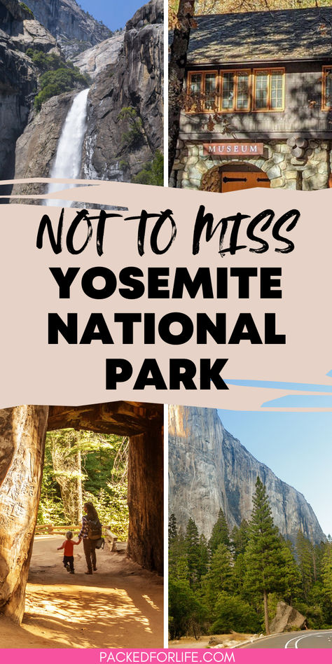 Collage of breathtaking Yosemite National Park landmarks, perfect for planning a weekend in Yosemite or a memorable Yosemite vacation. Yosemite In November, Yosemite In October, Yosemite With Kids, Yosemite Vacation, Yosemite Hikes, Adventure Ideas, National Park Travel, National Park California, Yosemite Falls