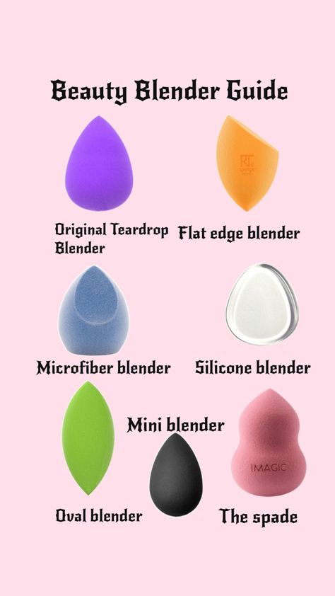 Types Beauty Blender, Makeup, Beauty, Make Up