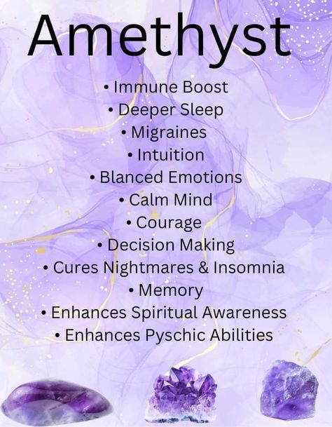 Scared Space, Energy Stones Crystal Healing, Amethyst Meaning, Violet Aura, Banded Amethyst, Amethyst Properties, Crystal Healing Chart, Healing Crystals For You, Healing Crystals Meanings