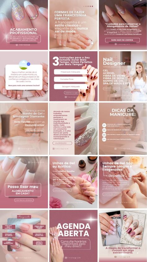 Social Media Design | Media Design Ideas Nail Art Instagram Post, Nails Social Media Design, Nail Salon Social Media Posts, Nail Art Social Media Post, Nail Feed Instagram, Nail Social Media Posts, Nails Post Instagram, Nails Graphic Design, Nail Instagram Feed