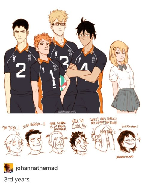 third year karasuno Hiro Big Hero 6, Haikyuu Meme, Haikyuu Volleyball, Haikyuu Memes, Volleyball Anime, Haikyuu Karasuno, Haikyuu Funny, Anime Haikyuu, Haikyuu Ships