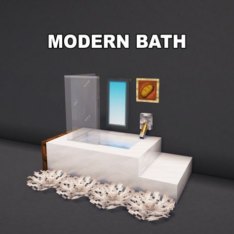 Minecraft Modern Bath ✅ Follow for OP Minecraft Builds 📢 Share with your Friends 💬 Rate this Build 1-10 🔖Tags 🔖 #minecraft #minecraftbuilds #minecrafters #minecraftpe #minecraftmemes #mınecraftideas #minecraftbuild #minecraftbuilding #minecraftbuilding #minecrafttutorial #minecraftonly #mcpe #minecraftpc #minecraftcreations #minecraftdaily #minecraftdesign #minecraftjava #minecrafts #minecraftyoutuber #gaming Minecraft Spawnpoint Ideas, Minecraft Modern City, Minecraft Modern, Minecraft Memes, Minecraft Pe, Ideas Minecraft, Minecraft Tutorial, Minecraft Builds, Modern Baths