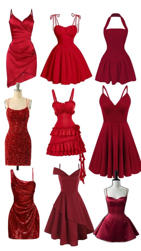 Red Damas Dresses, Short Red Prom Dress, Red Dama Dresses, Red Hoco Dresses, Red Hoco, Short Red Prom Dresses, Concert Dresses, Dama Dresses, Princess Prom Dresses