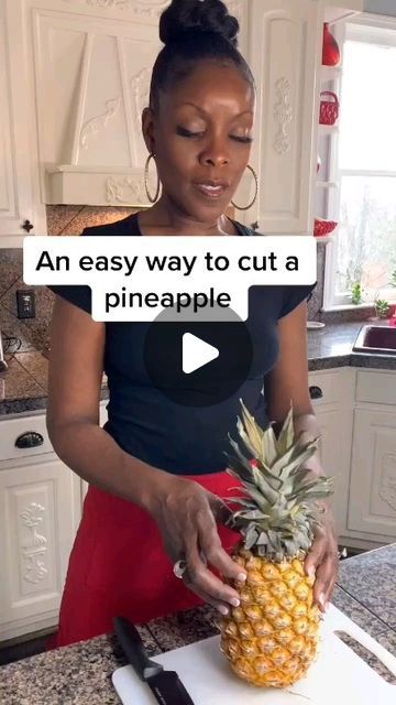 Debbie Williams on Instagram: "Here is an easy way to cut a pineapple. 🍍

Explore health and hair tips by visiting my website askdebbieabouthair.com or simply clicking the link in bio. 🤗

Tag a friend who needs to know this ❤️

⠀

⠀
⠀
⠀
⠀
#healthytip #healthylifestyle #healthychoices #nutritiontips #eatwellbewell #healthyeating
#healthyliving #fitfood #cleaneating #nutritious
#healthyfood #healthymeals #healthylife #healthandwellness #wellnessjourney
🏷️ pineapple" How To Cut A Pineapple Easy, How To Cut Pineapple, How To Cut A Pineapple, Cut A Pineapple, Cut Pineapple, Random Tips, Hair Tips, Nutrition Tips, No Bake Cookies