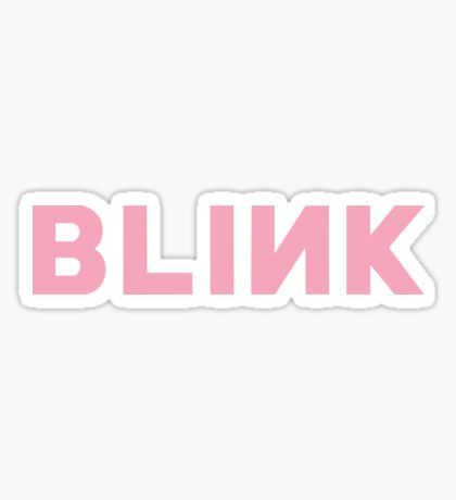 BLINK :: BLACKPINK Sticker Stickers For Sale, For Sale, Music, Pink