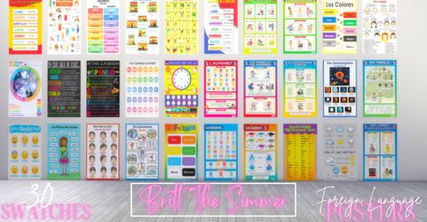 Elementary School Posters, High School Posters, Club Posters, Sims 4 Stories, Composition Notebooks, School Wall Art, The Sims 4 Packs, Sims 4 Expansions, Sims 4 Teen