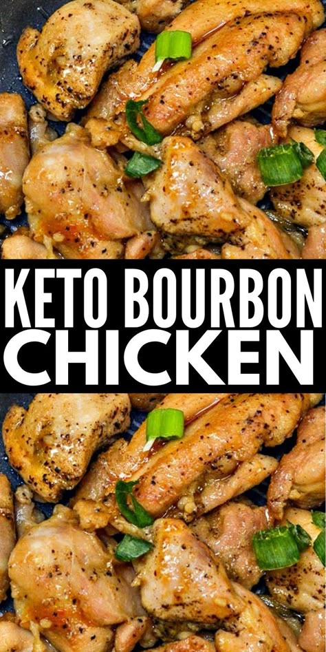 Keto Bourbon Chicken #ketobourbonchicken #bourbonchicken Bourbon Chicken Recipe, Healthy Low Carb Dinners, Bourbon Chicken, Low Carb Chicken Recipes, Keto Cooking, Keto Meal Prep, Low Carb Dinner Recipes, Keto Recipes Dinner, Low Carb Chicken