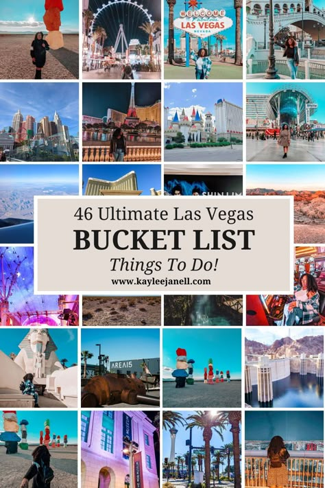 Embark on the ultimate Las Vegas adventure with our comprehensive guide to 46 must-do bucket list experiences! From iconic attractions to hidden gems, dive into the heart of Sin City and uncover the thrills, entertainment, and unforgettable moments Las Vegas has to offer. Whether you're seeking dazzling shows, world-class dining, or adrenaline-pumping adventures, let this Las Vegas bucket list be your roadmap to an unforgettable journey in the Entertainment Capital of the World! Vegas Ideas Things To Do, Must See In Vegas, Vegas To Do List Things To Do, Vegas Must Do, Things To Do Near Las Vegas, Must Do In Vegas, Vegas To Do, Las Vegas Bucket List Things To Do In, Vegas Bucket List