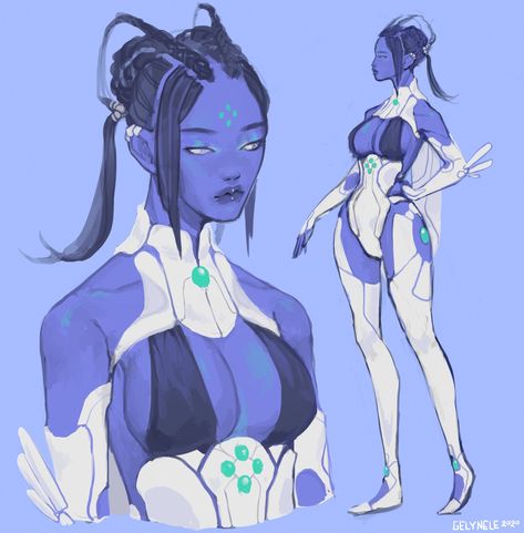 Space Character Concept Art, Fish Alien Character Design, Short Female Character Design, Alien Reference Character Design, Alien Queen Character Design, Alien Clothes Aesthetic, Space Ranger Character Design, Alien Drawing Character Design, Space Princess Character Design