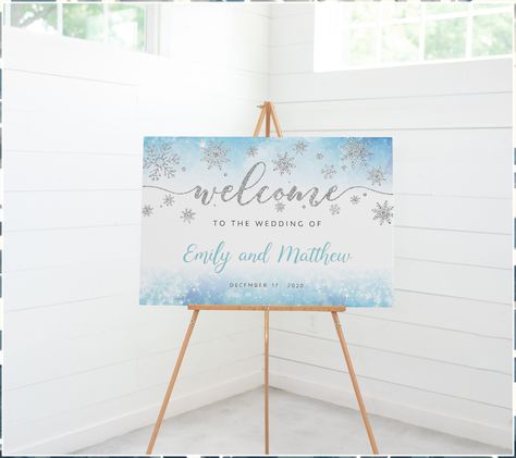 Winter Wedding Signs - It is over. You don't have to look for it anymore. Just get it from here by clicking on the link. Sweet 16 Welcome Sign, Sweet 16 Winter Wonderland, Winter Wonderland-party, Sweet 16 Winter, Wonderland Sweet 16, Winter Wonderland Decorations, Winter Wonderland Birthday, Winter Wonderland Theme, Birthday Welcome Sign