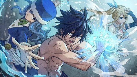 Gale Fairy Tail, Fairy Tail Juvia, Juvia And Gray, Fairy Tail Gruvia, Fairy Tail Gray, Fairy Tail Pictures, Juvia Lockser, Most Beautiful Images, Fairy Tail Anime