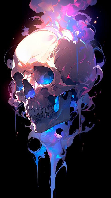 Free background 4k, hd wallpaper skull, paint, drops, art, smoke, background hd for pc & mobile 4k Wallpaper Iphone, Background 4k, 4k Hd Wallpaper, Skull Painting, Free Background, Skeleton Art, Background Hd, Skull Wallpaper, Dark Art Illustrations