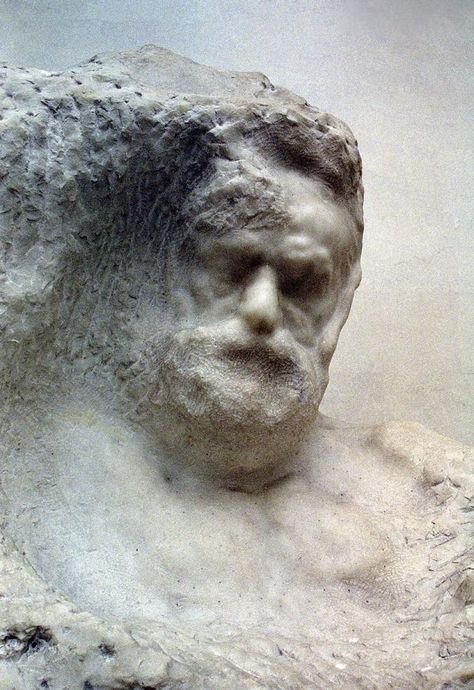 ♔ Portrait of Victor Hugo, sculpted into the marble ~ by Auguste Rodin Broken Teacup, Immortal Beloved, White Sculpture, Michael Angelo, Rodin Sculpture, Ancient Magic, Stone Ideas, Anatomy Sculpture, Camille Claudel