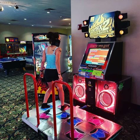 Dance Arcade Game, Arcade Room, Dance Games, Arcade Machine, Rhythm Games, Pool Table, Senior Photos, Arcade Games, Box Fan