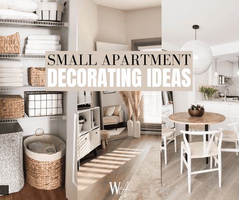 14 Stylish Decorating Ideas For Your Small Apartment – We're Adulting Cozy Small Spaces, Apartment Decorating Living Room, Small Apartment Decorating Ideas, Apartment Hacks Organizing, Spaces Interior Design, Small Studio Apartment Decorating, Apartment Decorating Ideas, Apartment Decorating Living, Small Condo