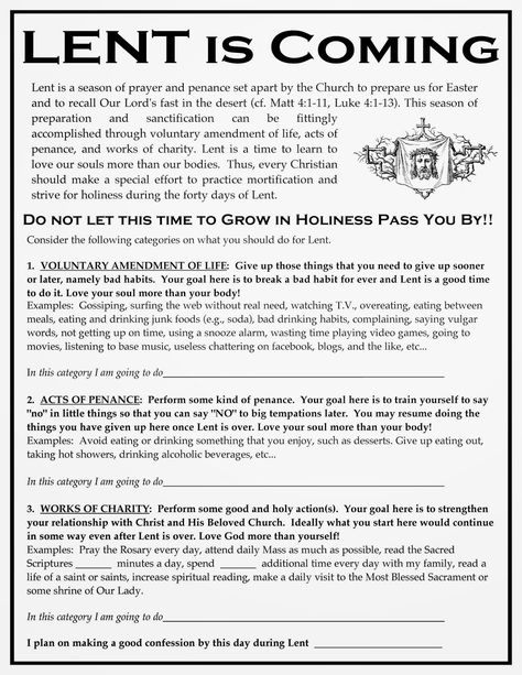 RORATE CÆLI: Lent is coming: Time to prepare Printable Lent Worksheet Catholic Gentleman, 40 Days Of Lent, Catholic Lent, Apa Format, Bible Study Help, Catholic Family, Faith Formation, Catholic Kids, Christian Traditions