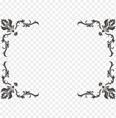 Png Frame Design, Aesthetic Boarders Designs, Corner Png, Border Transparent, Background Png Images, Corner Borders, Frame Border Design, Drawing Frames, Frame Png