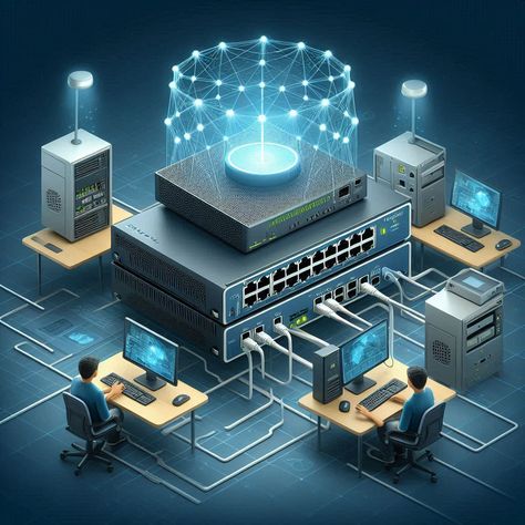 What is the router on a stick method? Router on a stick (ROAS) | NetworkAcademy.io Router-on-a-stick (ROAS) is a technique to connect a router with a single physical link to a switch and perform IP routing between VLANs. Why we use router on a stick method instead of legacy method? The “router-on-a-stick” inter-VLAN routing method overcomes the limitation of the legacy inter-VLAN routing method. It requires only one physical Ethernet interface to route traffic between multiple VLANs on a net... Stick Architecture, Routing And Switching, At Your Own Pace, Your Own Pace, On A Stick, First Job, A Stick, Online Learning, Router