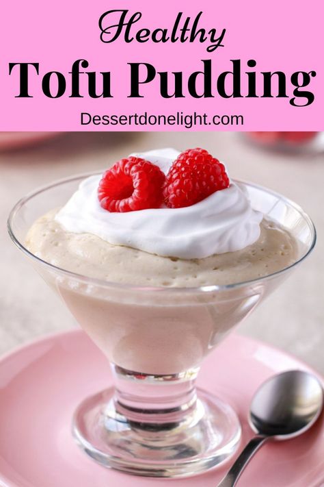 Silken Tofu Pudding Tofu Pudding Recipe, Tofu Custard, Silken Tofu Pudding, Silken Tofu Dessert, Tofu Desserts, Tofu Dessert, Vegan Pies Recipes, Tofu Pudding, Healthy Pudding