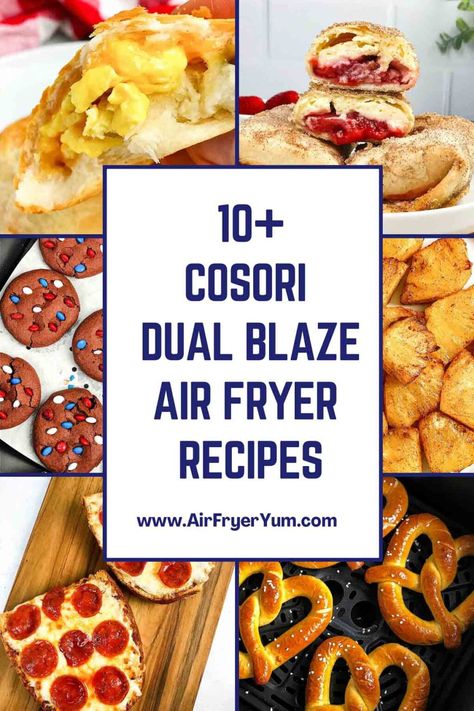 Cosori Dual blaze recipes - Air Fryer Yum Cooking Red Potatoes, Crinkle Fries, Pork Bites, Air Fryer Pork Chops, Air Fryer Oven Recipes, Tailgating Recipes, Chicken Bites, Cooking Guide, Air Fryer Recipes Easy