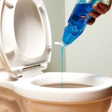 If You Know These Things You’re a Genius Homeowner Unclog Toilet, How To Unclog Toilet, Clogged Toilet, Leaky Faucet, Dawn Dish Soap, Home Fix, Car Wax, Family Handyman, Diy Home Repair