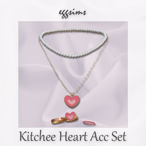 Cc Accessories, Sims 4 Cc Y2k Necklace, Sims 4 Y2k Necklace, Sims 4 Garter, Sims 4 Patreon Necklace, Sims 4 Cc Accessories Necklaces, Sims 4 Maxis Match Necklace, Sims 4 Cc Jewelry Patreon, Sims 4 Heart Necklace