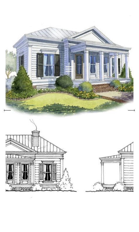 C Brandon Ingram, Cottage Tiny House, Brandon Ingram, Guest Cottage, Small House Plans, Small House, Tiny House, Gazebo, House Plans