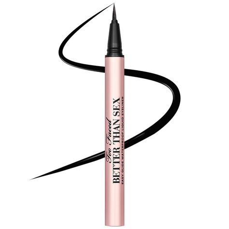 Eyeliner Liquid, Long Lasting Eyeliner, Bday Wishlist, Waterproof Liquid Eyeliner, Makeup Wishlist, Waterproof Eyeliner, Cruelty Free Beauty, Liquid Eyeliner, Too Faced