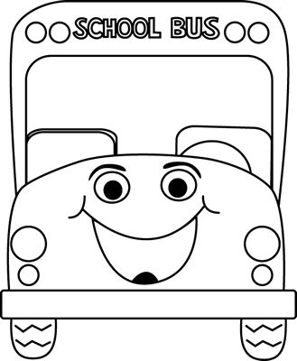 Black and White School Bus Cartoon Free School Clipart, School Bus Cartoon, Bus Images, School Bus Crafts, Cartoon School Bus, Cartoon Smiley Face, Bus Crafts, Bus Cartoon, Happy Birthday Clip Art