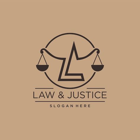 Justice Symbol, Law Logos Design, Law Firm Logo, Law Logo, Clinic Logo, Law And Justice, Brand Ideas, Typo Logo, Vector Logo Design