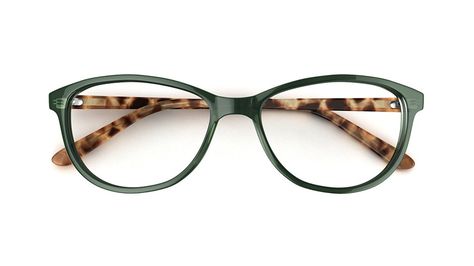 Specsavers glasses - CHARLOTTE Glasses Frames Trendy, Womens Prescription Glasses, Glasses Trends, Womens Glasses Frames, Trendy Glasses, Four Eyes, Fashion Eye Glasses, Kids Glasses, Green Oval