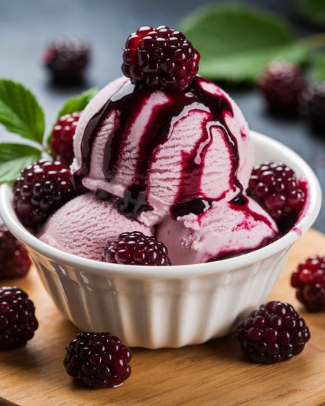 🍦 Blackberry Ice Cream 🍦 🍽️Indulge in the vibrant flavor of fresh or frozen blackberries with this creamy, homemade blackberry ice cream. The rich purple color and tangy sweetness make it the perfect summer dessert for fruity treat lovers! Ingredients: - 6 to 8 cups blackberries - 2 tablespoons lemon juice 🍋 - 1¼ cups granulated sugar 🍬 - 2 cups heavy cream 🥛 - 1½ cups half and half 🥛 Instructions: 1️⃣ Cook the Blackberries: In a saucepan, cook blackberries, sugar, and lemon juice... Blackberry Ice Cream, Fruity Treats, Rich Purple, Half And Half, Summer Dessert, Summer Desserts, Heavy Cream, Granulated Sugar, 2 Cups