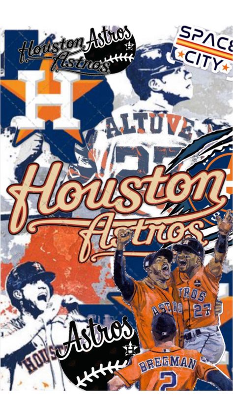 For Astro loving fans! Astro City, Astros Baseball, Baseball Girls, Phone Background, Houston Astros, Sports Team, Fangirl, Houston, Baseball