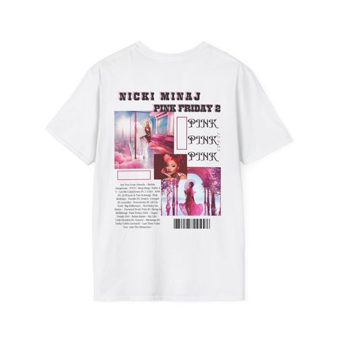 Nicki Minaj Merch, Nicki Minaj Album, Nicki Minaj Shirt, Nicki Minaj Pink Friday, Iconic Album Covers, Custom Hoodie, Shirt Designs For Men, Pink Friday, T Shirt Printing