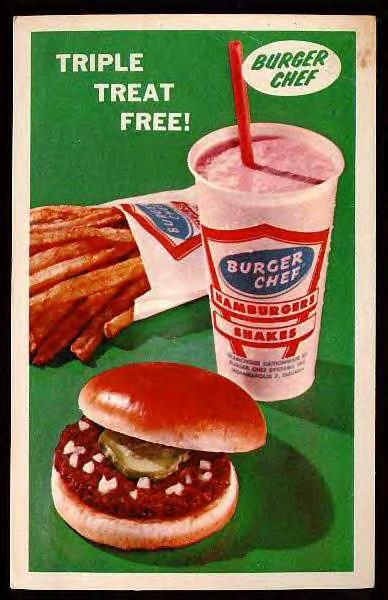 Burger Chef, Vintage Food, Retro Burger, Burger Advertisement, Vintage Burger Poster, Burger King Advertisement, Burger King Vintage, Vintage Food Posters, Vintage Restaurant