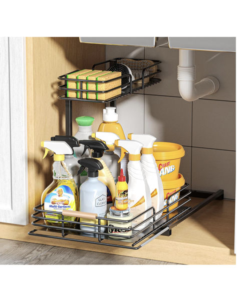 This organizing storage will make your life easier. Under Sink Organizers and Storage, 2-Tier Bathroom Kitchen Cabinet Organizers and Storage, Pull Out Under Sink Storage for Bathroom Kitchen, Kitchen Shelf Organizer Under Counter Storage Organizer #ad Under Sink Storage Kitchen, Bathroom Under Sink Organization, Under Sink Shelf, Under Bathroom Sink, Bathroom Under Sink, Under Cabinet Storage, Under Kitchen Sink, Under Sink Organizer, Under Kitchen Sink Organization