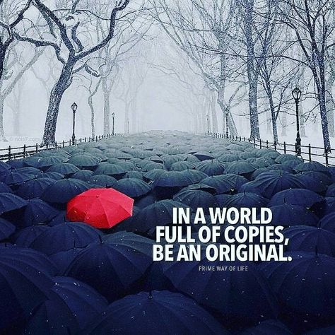 Vast Laura on Instagram: “Repost @key2success In an world full of copycats, be UNIQUE and original. Your ingenuity will pave the way to your #Success ... Be an…” A Group Of People, Surreal Photos, Red Umbrella, Surrealism Photography, Group Of People, Foto Art, Photography Photos, Brighten Your Day, A Group