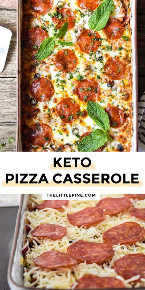 *NEW* This low carb pizza casserole makes a deliciously awesome, gluten free pizza that the entire family will crave! #lowcarbpizzacasserole #ketopizzacasserole #pizzacasserole #keto #lowcarb Low Carb Pizza Casserole, Keto Pizza Casserole, Keto Pizza Recipes, High Protein Gluten Free, Fathead Dough, Easy Low Carb Recipes, Keto Casseroles, Low Carb Low Fat Recipes, Boiled Egg Diet Plan